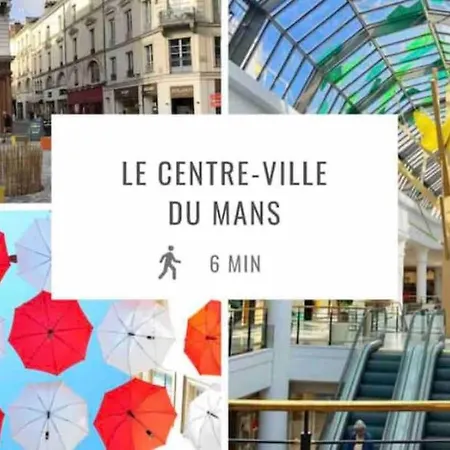 Apartment De Standing Centre Ville, Gare, Jardin,terrasse Le Mans
